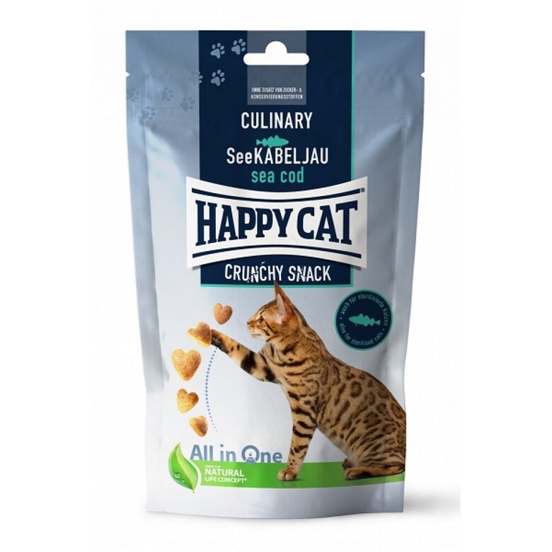 Happy Cat Culinary Crunchy Snack See-Kabeljau 70 g