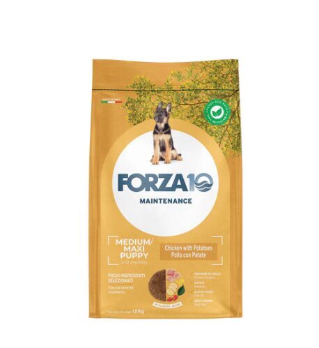 Forza10 Maintenance PUPPY MEDIUM/MAXI ar vistu un kartupeļiem 12kg