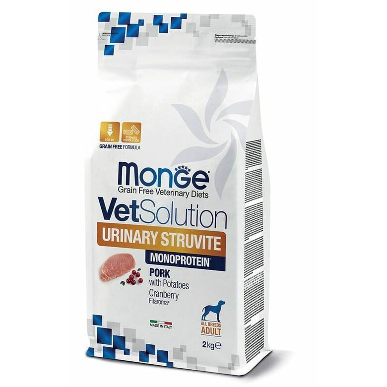 Monge VetSolution Canine Urinary Struvite Monoprotein Pork 2 kg