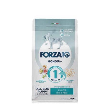 Forza10 MonoDiet All Size Puppy ar zivi 1.5kg