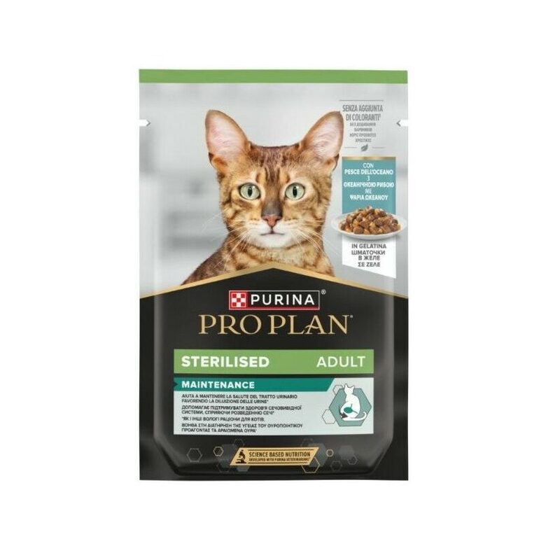 PRO PLAN STERIL MAINTENANCE konservs kaķiem (okeā.zivis) 85g