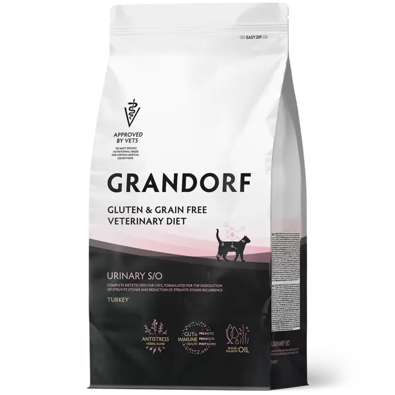 GRANDORF URINARY S/O ADULT CATS TURKEY 2 KG