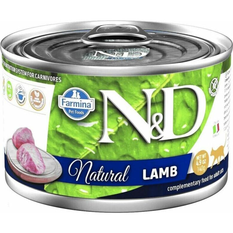 N&D CAT NATURAL LAMB 140g