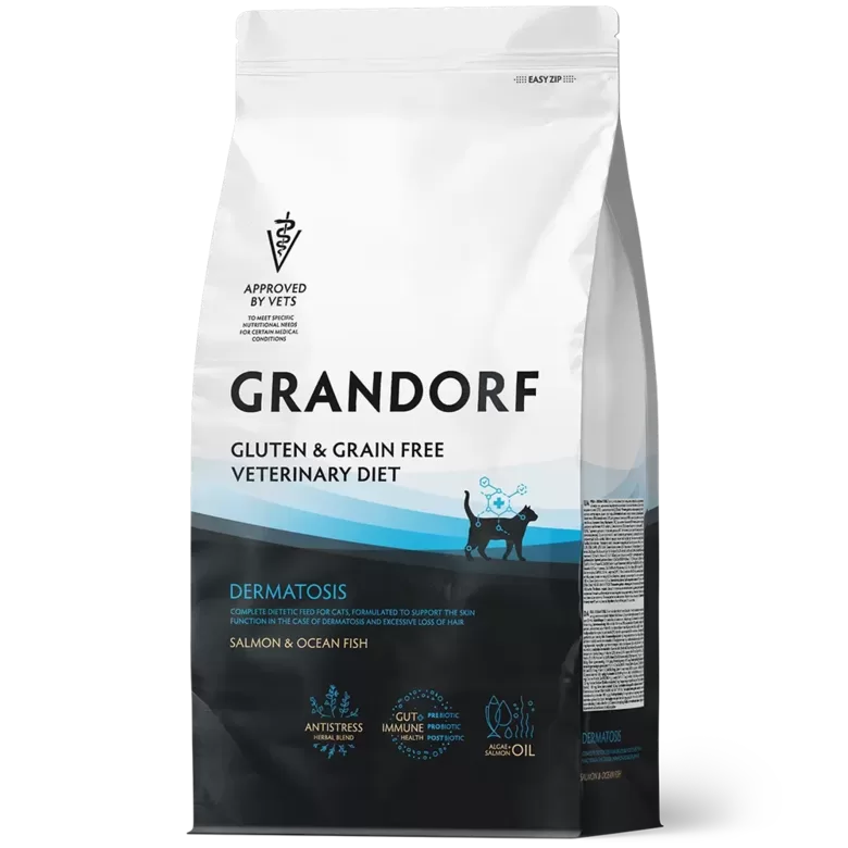 GRANDORF DERMATOSIS ADULT CATS – SALMON 400 G