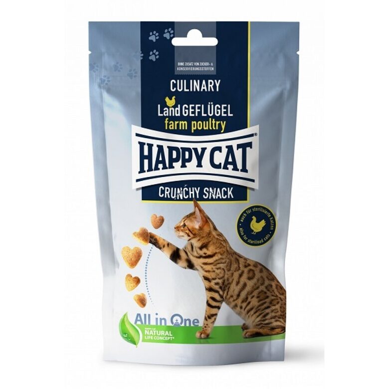 Happy Cat Culinary Crunchy Snack Land-Geflügel 70 g