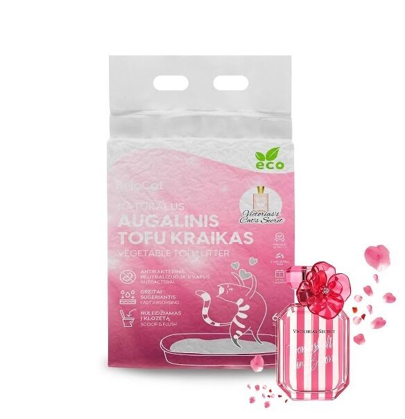 BeloCat Tofu kaķu pakaiši litter kaķiem Victoria's Cat's Secret Scent 2.5 kg, 6 l