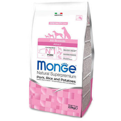 MONGE ALL BREEDS Adult Pork, Rice