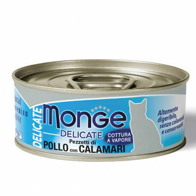 Monge Delicate Chicken with squid 80