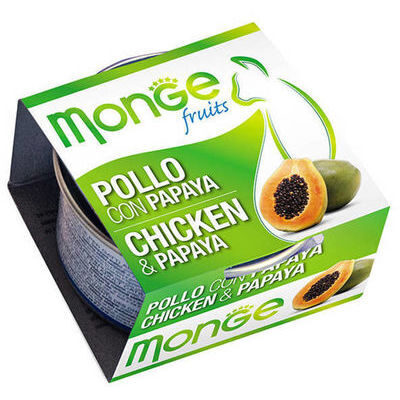 Monge Fruits Chicken & Papaya 80