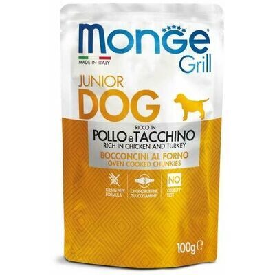 Monge Grill Pouch JUNIOR Chicken and