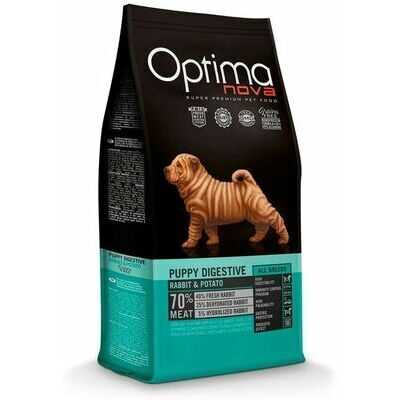 OPTIMANOVA Puppy Digestive GF Rabbit &