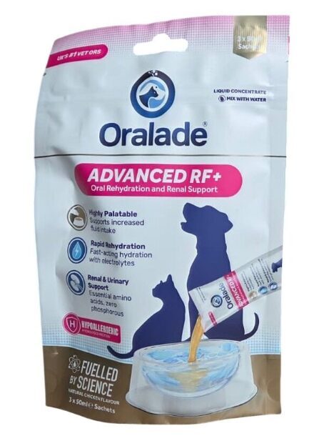 ORALADE ADVANCED RF+ ORS kontsentraat 50 ml N3 koertele/kassidele