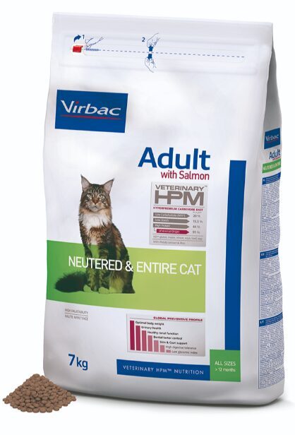 HPM Cat Adult salmon Neuter.&entire 7 kg
