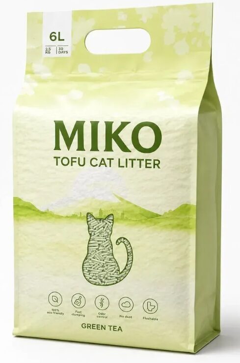 KAĶU SMILTIS TOFU MIKO GREEN TEA 6L