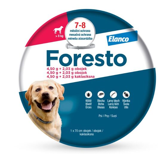 FORESTO 4.50+2.03G/G KAKLA SIKSNA 70CM SUŅIEM VIRS 8KG Derīguma termiņš 2029-09-30