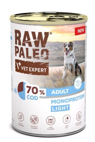 RAW PALEO SUŅU KONS LIGHT MENCA 400G Vet Expert