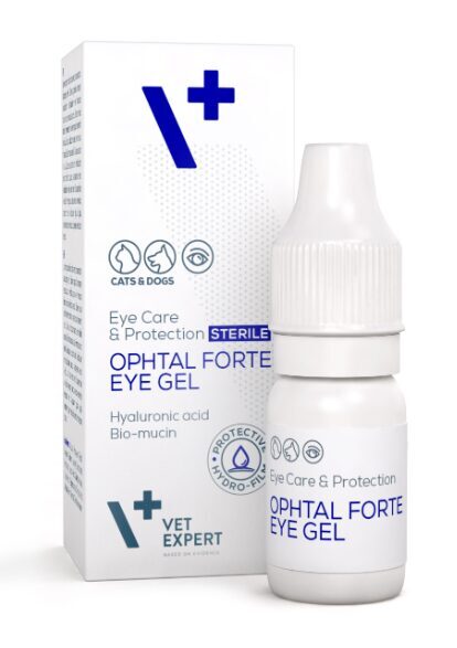 EYE GEL OPTHAL FORTE ACU GELS 7ML KAĶIEM/SUŅIEM Vet Expert