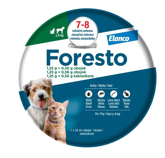 FORESTO 1.25+0.56G/G KAKLA SIKSNA 38CM SUŅIEM/KAĶIEM LĪDZ 8KG Derīguma termiņš 2030-02-28