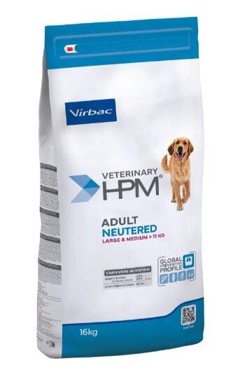 HPM DOG Adult Neutered Large & Medium 16kg