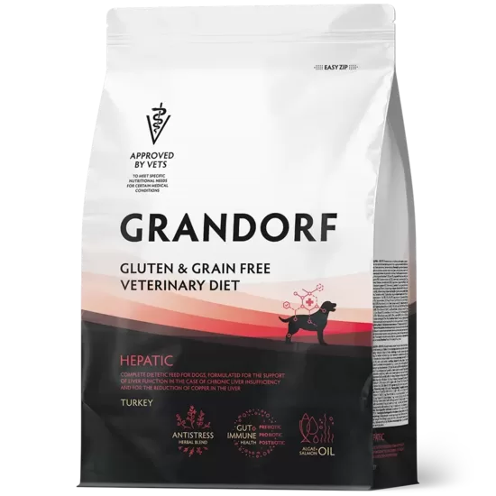 GRANDORF HEPATIC ADULT ALL BREEDS – TURKEY 3 KG