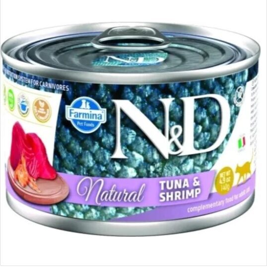 N&D CAT NATURAL TUNA 140g