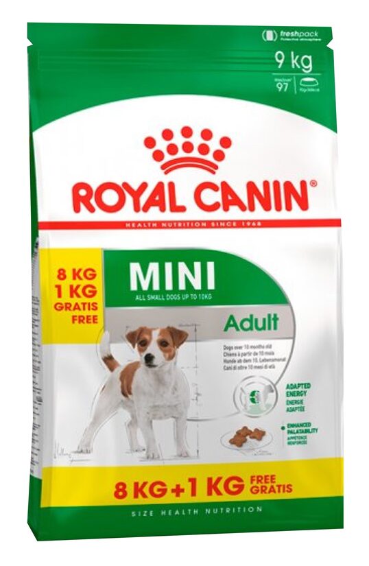 Royal Canin Mini Adult 8 kg + 1 kg