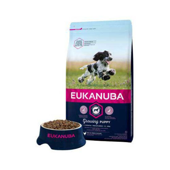 Eukanuba Puppy and Junior Medium Breed Chicken, 2 kg