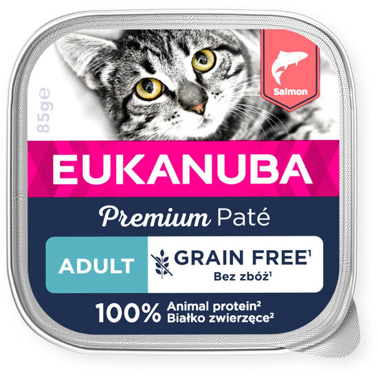 Eukanuba Cat Adult Salmon pate 85g