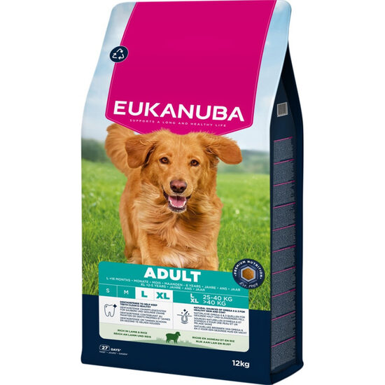 Eukanuba Adult Large Lamb and Rice, 12 kg