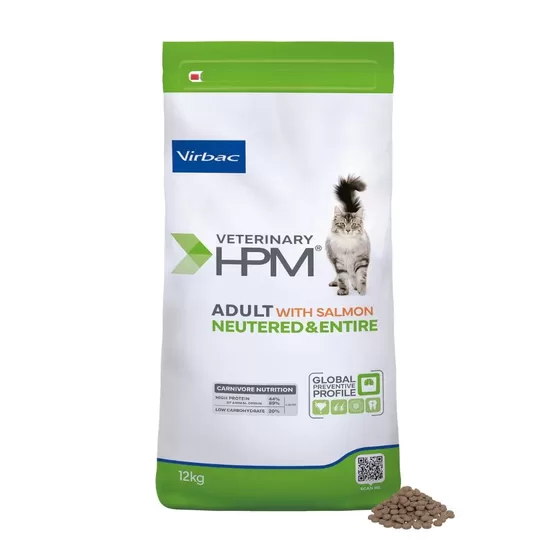 Virbac HPM Cat Adult salmon Neuter.&entire 12 kg