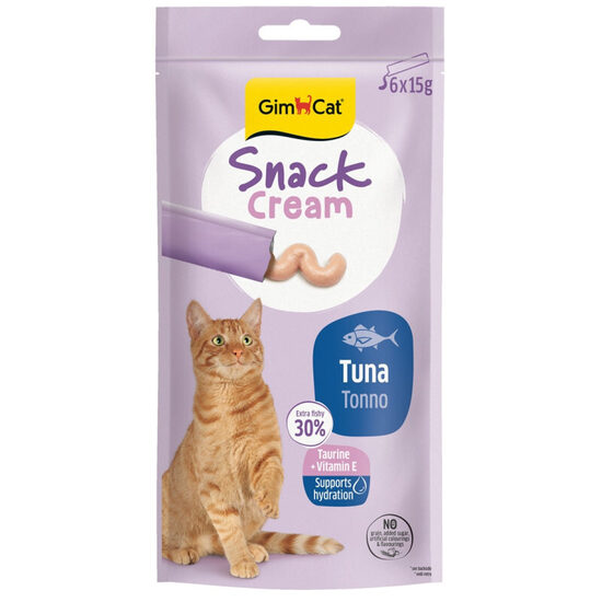 GimCat SNACK CREAM TUNA 6x15g
