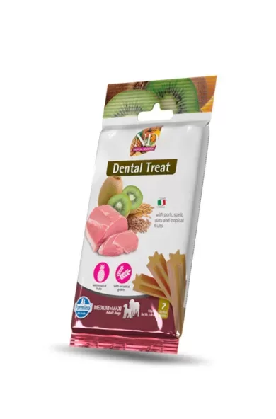 N&D DOG TREAT DENTAL TROPICAL PORK Medium/Large 100g