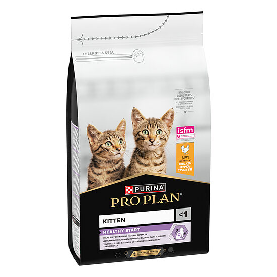 PRO PLAN HEALTHY START sausā barība kaķēniem (vista) 1,5kg