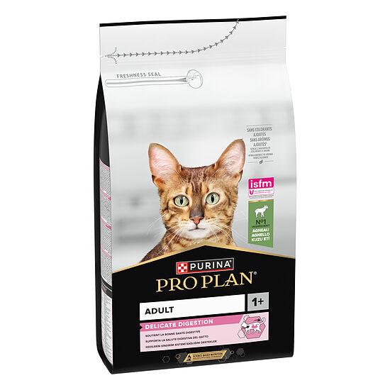PRO PLAN DELICATE sausā barība kaķiem (jērs) 1,5kg 