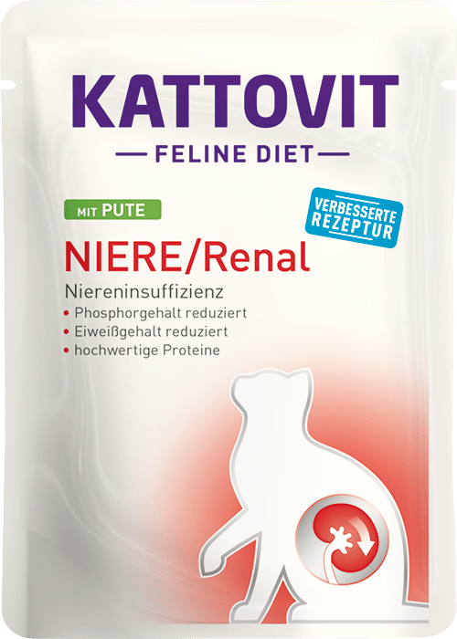KATTOVIT Niere/ Renal Pute/ Turkey - Konservi kaķiem ar tītaru 85g