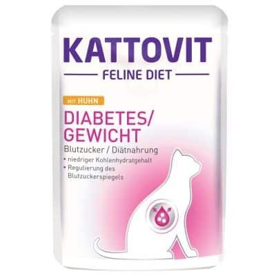 KATTOVIT Diabetes Huhn - Konservid kassidele kanaga 85 g
