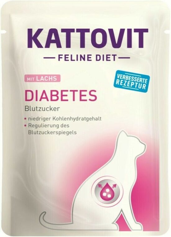 KATTOVIT Diabetes Lachs - lõhega kassikonservid 85 g