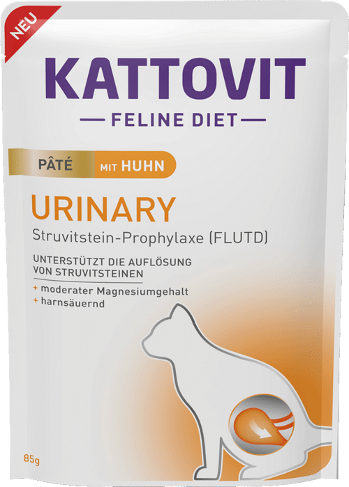 KATTOVIT Urinary Pate Huhn - Pastēte kaķiem ar vistu 85g