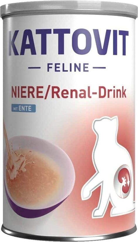 KATTOVIT Feline Niere/Renal Drink Ente - Zupa kaķiem ar pīli 135ml