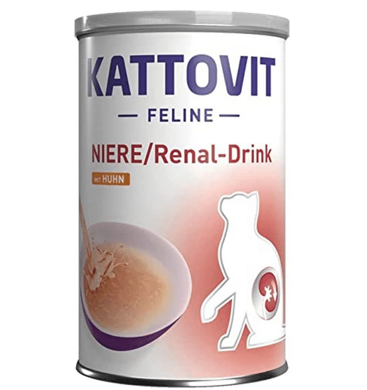 KATTOVIT Feline Niere/Renal Drink - Zupa kaķiem ar nieru darbības traucējumiem 135ml