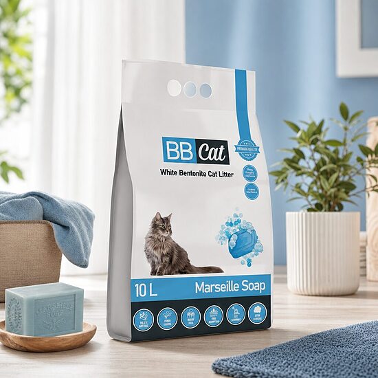 BB Cat Balto Bentonito Kraikas „Marselio Muilo“ kvapo, 10 L / 8,4 kg