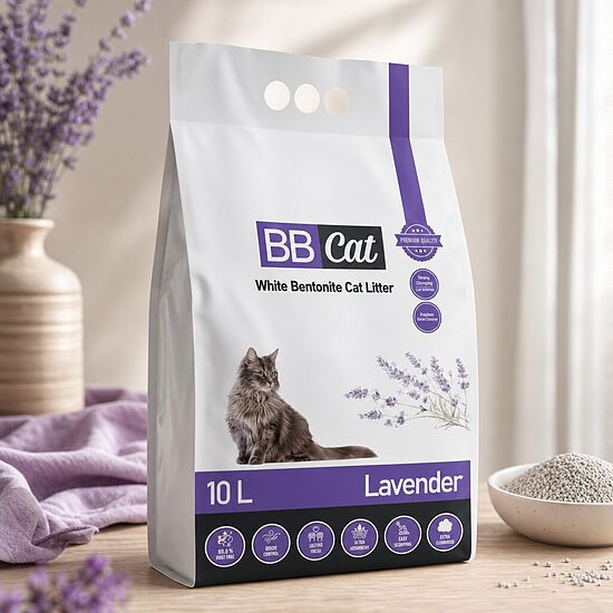 BB Cat Balto Bentonito Kraikas Levandų kvapo, 10 L / 8,4 kg