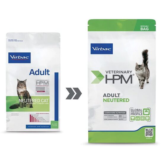 VIRBAC HPM Cat Adult Neutered 400g