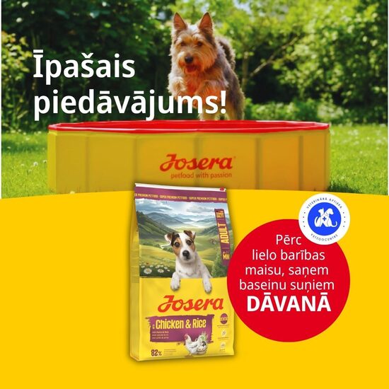 Josera Mini Adult with Chicken & Rice suņiem 10 kg ( Josera Miniwell 10kg )