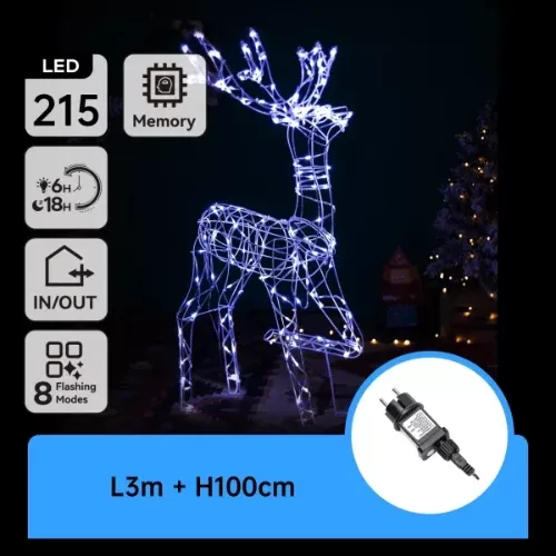 BRIEDIS 1M 215LED COLD