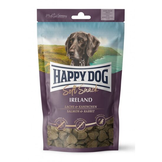 Happy Dog Soft Snack Ireland kārums suņiem ar lasi & trusi 75 g