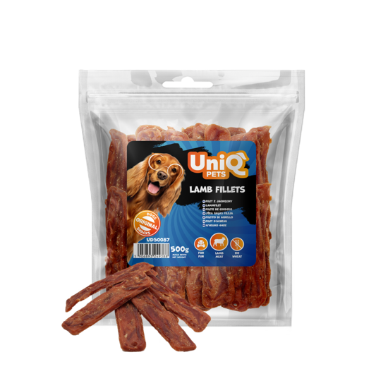 UniQ Pets – Jēra gaļas fileja, 500 g
