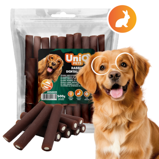UniQ Pets - Rabbit Sandwich zobu higiēnas tūbiņa, 500 g