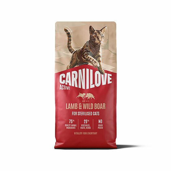 Carnilove Cat Active Sterilised Lamb & Wild Boar 6 kg