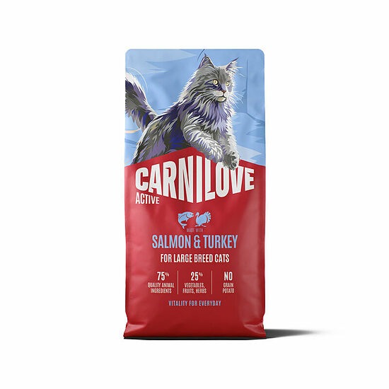 Carnilove Cat Active Large Breeds Salmon & Turkey 6 kg
